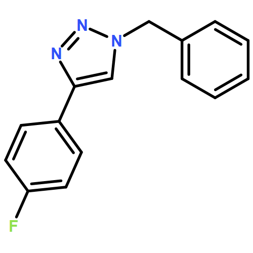 1H-1,2,3-Triazole, 4-(4-fluorophenyl)-1-(phenylmethyl)-