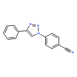Benzonitrile, 4-(4-phenyl-1H-1,2,3-triazol-1-yl)-