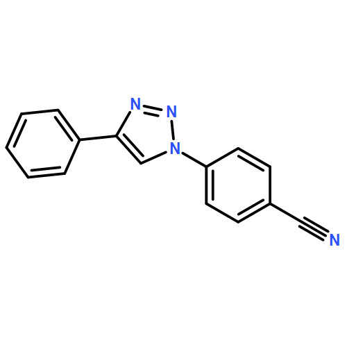 Benzonitrile, 4-(4-phenyl-1H-1,2,3-triazol-1-yl)-