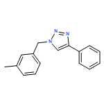 1H-1,2,3-Triazole, 1-[(3-methylphenyl)methyl]-4-phenyl-