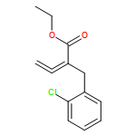 Benzenepropanoic acid, 2-chloro-α-ethenylidene-, ethyl ester