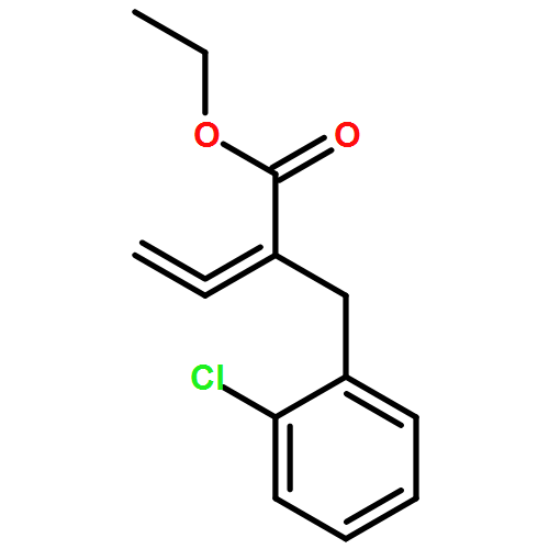 Benzenepropanoic acid, 2-chloro-α-ethenylidene-, ethyl ester