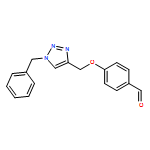 Benzaldehyde, 4-[[1-(phenylmethyl)-1H-1,2,3-triazol-4-yl]methoxy]-