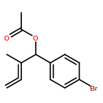 Benzenemethanol, 4-bromo-α-(1-methyl-1,2-propadien-1-yl)-, 1-acetate