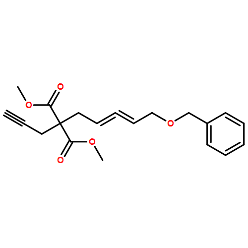 Propanedioic acid, 2-[5-(phenylmethoxy)-2,3-pentadien-1-yl]-2-(2-propyn-1-yl)-, 1,3-dimethyl ester