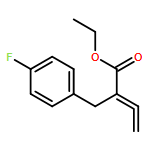 Benzenepropanoic acid, α-ethenylidene-4-fluoro-, ethyl ester