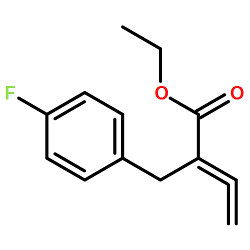 Benzenepropanoic acid, α-ethenylidene-4-fluoro-, ethyl ester