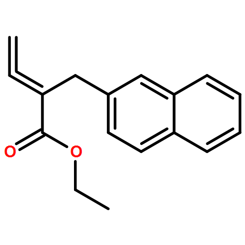 2-Naphthalenepropanoic acid, α-ethenylidene-, ethyl ester