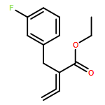 Benzenepropanoic acid, α-ethenylidene-3-fluoro-, ethyl ester