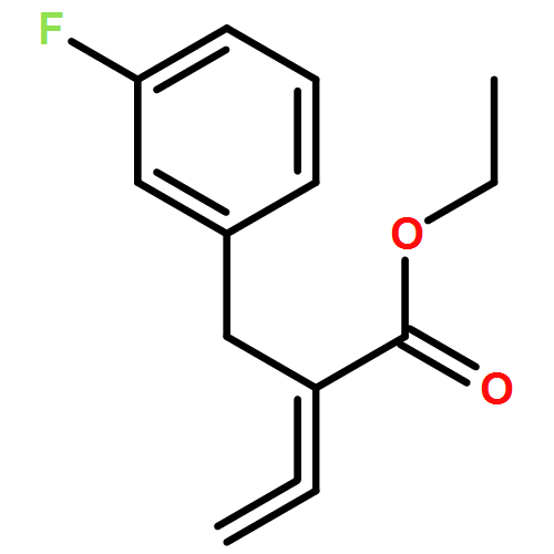 Benzenepropanoic acid, α-ethenylidene-3-fluoro-, ethyl ester