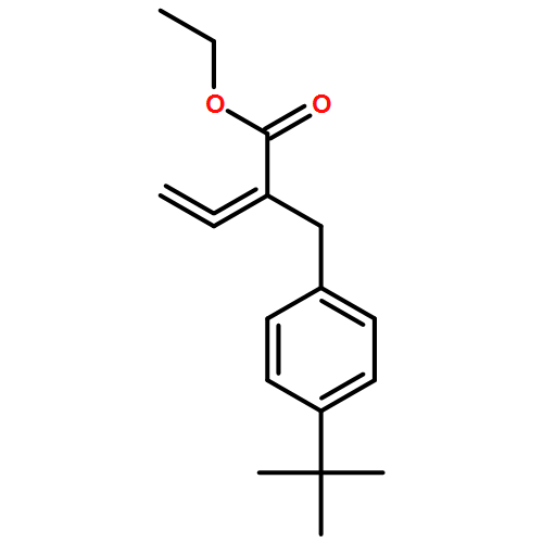 Benzenepropanoic acid, 4-(1,1-dimethylethyl)-α-ethenylidene-, ethyl ester