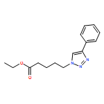 1H-1,2,3-Triazole-1-pentanoic acid, 4-phenyl-, ethyl ester
