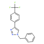 1H-1,2,3-Triazole, 1-(phenylmethyl)-4-[4-(trifluoromethyl)phenyl]-