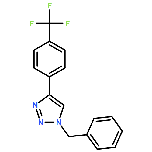 1H-1,2,3-Triazole, 1-(phenylmethyl)-4-[4-(trifluoromethyl)phenyl]-