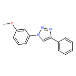 1H-1,2,3-Triazole, 1-(3-methoxyphenyl)-4-phenyl-