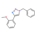 1H-1,2,3-Triazole, 4-(2-methoxyphenyl)-1-(phenylmethyl)-