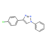1H-1,2,3-Triazole, 4-(4-chlorophenyl)-1-phenyl-
