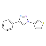 1H-1,2,3-Triazole, 4-phenyl-1-(3-thienyl)-