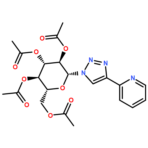 Pyridine, 2-[1-(2,3,4,6-tetra-O-acetyl-β-D-glucopyranosyl)-1H-1,2,3-triazol-4-yl]-