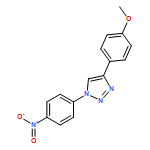 1H-1,2,3-Triazole, 4-(4-methoxyphenyl)-1-(4-nitrophenyl)-