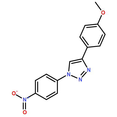 1H-1,2,3-Triazole, 4-(4-methoxyphenyl)-1-(4-nitrophenyl)-