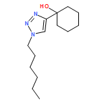 Cyclohexanol, 1-(1-hexyl-1H-1,2,3-triazol-4-yl)-
