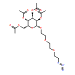 β-D-Galactopyranoside, 2-[2-(2-azidoethoxy)ethoxy]ethyl, 2,3,4,6-tetraacetate