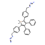 Silacyclopenta-2,4-diene, 2,5-bis[4-(azidomethyl)phenyl]-1,1-dimethyl-3,4-diphenyl-