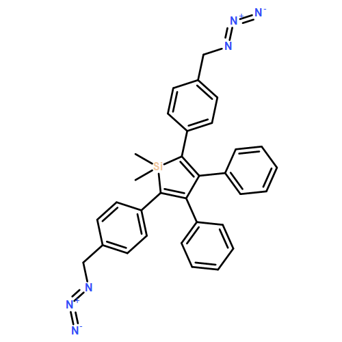 Silacyclopenta-2,4-diene, 2,5-bis[4-(azidomethyl)phenyl]-1,1-dimethyl-3,4-diphenyl-