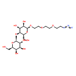 β-D-Glucopyranoside, 2-[2-(2-azidoethoxy)ethoxy]ethyl 4-O-β-D-galactopyranosyl-