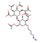β-D-Glucopyranoside, 3-azidopropyl 4-O-(2,3,4,6-tetra-O-acetyl-β-D-galactopyranosyl)-, 2,3,6-triacetate