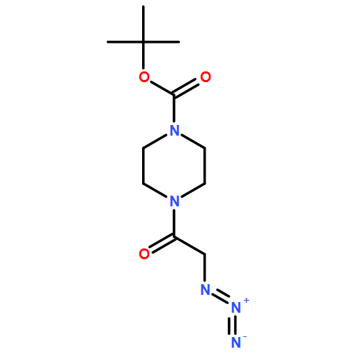 1-Piperazinecarboxylic acid, 4-(2-azidoacetyl)-, 1,1-dimethylethyl ester