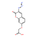 Acetic acid, 2-[(3-azido-2-oxo-2H-1-benzopyran-7-yl)oxy]-