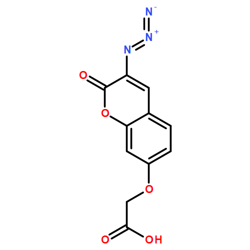 Acetic acid, 2-[(3-azido-2-oxo-2H-1-benzopyran-7-yl)oxy]-