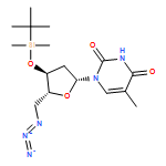 Thymidine, 5'-azido-5'-deoxy-3'-O-[(1,1-dimethylethyl)dimethylsilyl]-