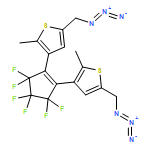 Thiophene, 3,3'-(3,3,4,4,5,5-hexafluoro-1-cyclopentene-1,2-diyl)bis[5-(azidomethyl)-2-methyl-