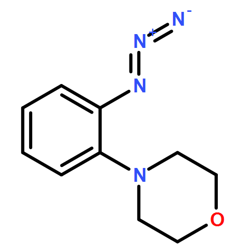 Morpholine, 4-(2-azidophenyl)-