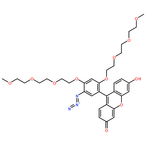 3H-Xanthen-3-one, 9-[5-azido-2,4-bis[2-[2-(2-methoxyethoxy)ethoxy]ethoxy]phenyl]-6-hydroxy-