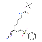 Carbamic acid, N-[(5S,6E)-5-azido-7-(phenylsulfonyl)-6-hepten-1-yl]-, 1,1-dimethylethyl ester