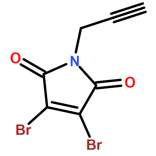 1H-Pyrrole-2,5-dione, 3,4-dibromo-1-(2-propyn-1-yl)-
