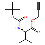 L-Valine, N-[(1,1-dimethylethoxy)carbonyl]-, 2-propyn-1-yl ester