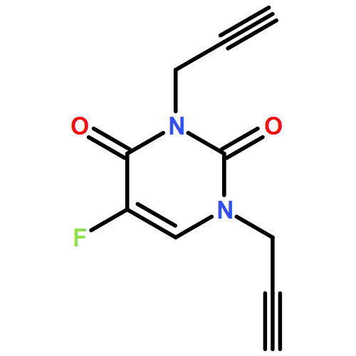 2,4(1H,3H)-Pyrimidinedione, 5-fluoro-1,3-di-2-propyn-1-yl-