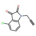 1H-Indole-2,3-dione, 4-chloro-1-(2-propyn-1-yl)-