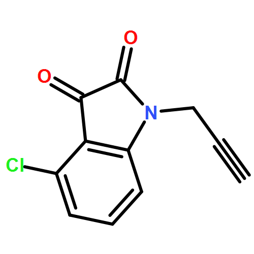 1H-Indole-2,3-dione, 4-chloro-1-(2-propyn-1-yl)-
