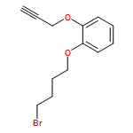 Benzene, 1-(4-bromobutoxy)-2-(2-propyn-1-yloxy)-