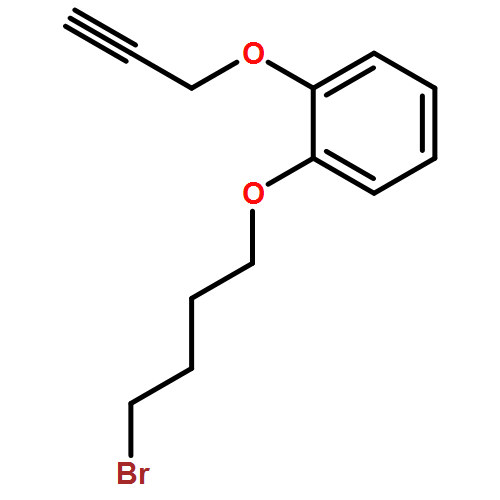 Benzene, 1-(4-bromobutoxy)-2-(2-propyn-1-yloxy)-