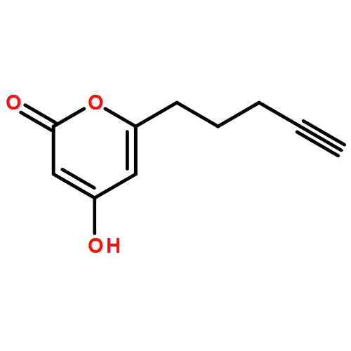 2H-Pyran-2-one, 4-hydroxy-6-(4-pentyn-1-yl)-