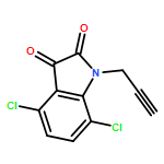 1H-Indole-2,3-dione, 4,7-dichloro-1-(2-propyn-1-yl)-