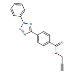 Benzoic acid, 4-(2-phenyl-2H-tetrazol-5-yl)-, 2-propyn-1-yl ester