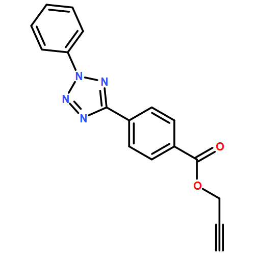 Benzoic acid, 4-(2-phenyl-2H-tetrazol-5-yl)-, 2-propyn-1-yl ester